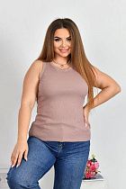 Майка Arina 1487 beige - делук
