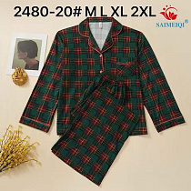 Пижама Estima 2480-20 green - делук