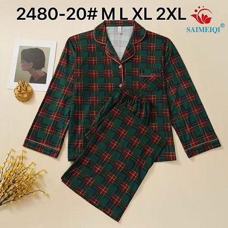 Пижама Estima 2480-20 green - делук