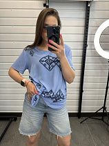 Футболка Jjf 993 l.blue - делук