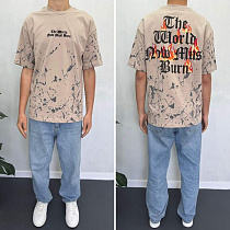 Футболка I8Denim 90562 beige - делук