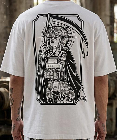 Футболка Madoka 1385 white - делук