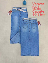 Юбка Vanver F2031 l.blue - делук