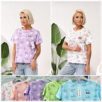 Футболка Lola LL547 mix - делук