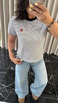 Футболка New Season 8526 white-black - делук
