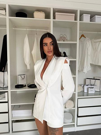 Пиджак Akulova 5715 white - делук