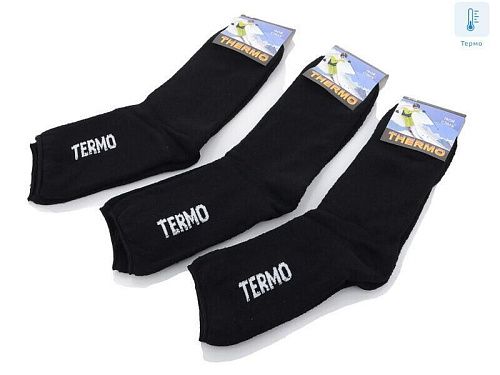 Носки Textile 09  diabetic socks термо black - делук