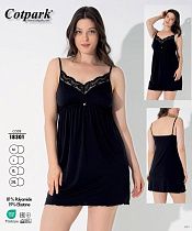 Ночнушка Cotpark 18301 black - делук
