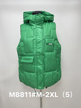 Жилетка Jacket M8811 green - делук