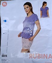 Пижама No Brand 6615 purple - делук