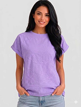 Футболка Elena&Vika 26006 lilac - делук