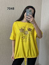 Футболка Fsn 7048 yellow - делук