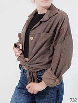 Рубашка Loren 732 brown - делук