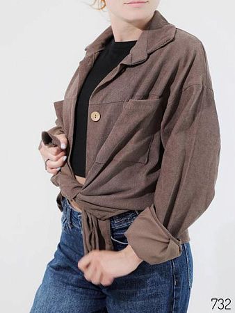 Рубашка Loren 732 brown - делук
