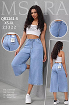 Бриджи Jeans Club QR2261-5 l.blue - делук