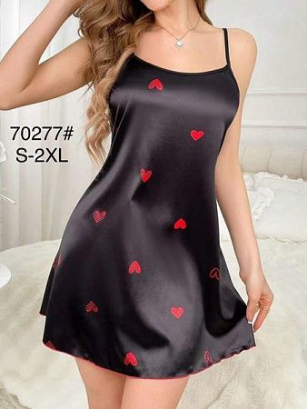 Ночнушка Brilliant 70277 black - делук