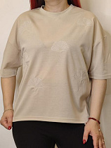 Футболка Kosta A107 beige - делук