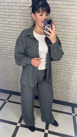 Костюм Valentina 034 d.grey - делук