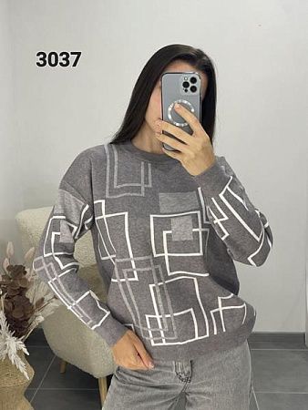 Свитер Fsn 3037 d.grey - делук