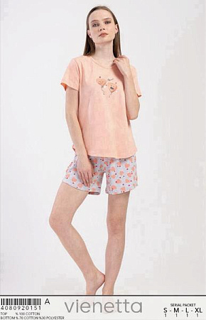 Пижама Trikotag T572 peach - делук
