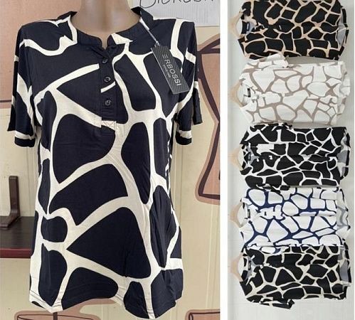 Блузка Ileana IL69 white-navy - делук