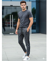 Штаны Спорт Style M.Clothes SM26 grey - делук