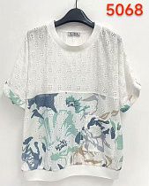 Футболка Lida 5068 white - делук