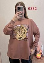 Свитер Fsn 6382 brown - делук