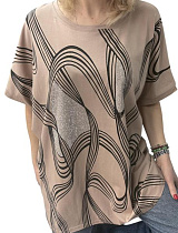 Футболка Elena&Vika 26010 beige - делук