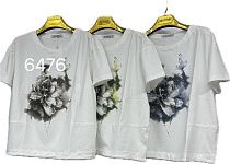 Футболка Gertie 6476 white-green - делук
