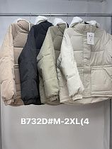 Куртка Jacket B732D beige - делук