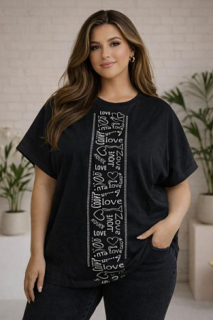 Футболка Arina 135 black - делук