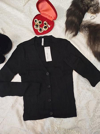 Кардиган Liza Brend 3135 black - делук