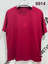 Футболка Met&March 6914 crimson - делук