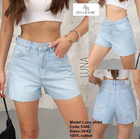 Шорты Jeans Style 5346 l.blue - делук