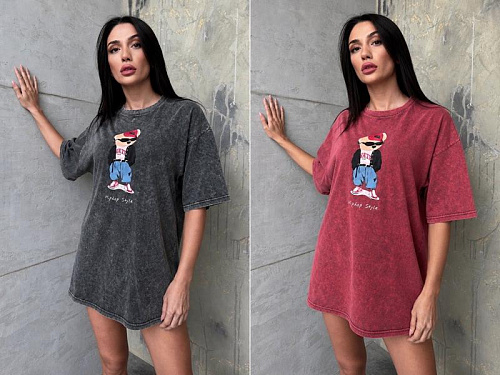 Футболка New Season FV032 wine - делук