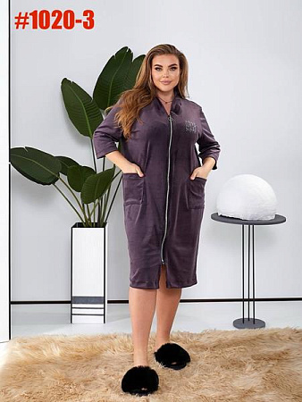 Халат Romeo Life 1020-3 d.grey - делук