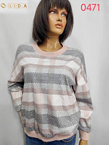 Свитер Lida 0471 grey - делук
