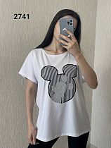 Футболка Fsn 2741 white - делук