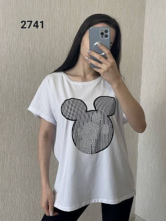 Футболка Fsn 2741 white - делук