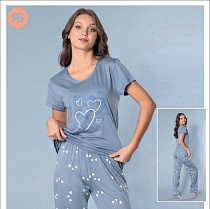 Пижама Trikotag 7347 grey - делук