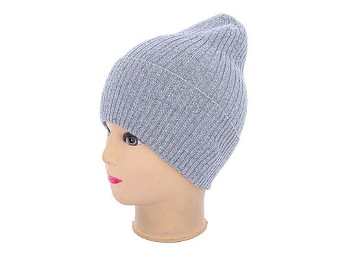 Шапка Angelica FN005-11 l.grey - делук