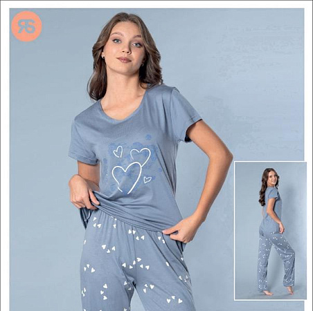 Пижама Trikotag 7347 grey - делук