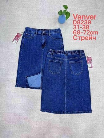 Юбка Vanver D8239 blue - делук