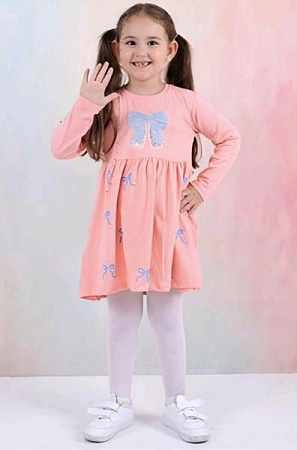 Платье Dino DN175 peach - делук