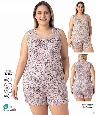 Пижама Cotpark 17369 pink - делук