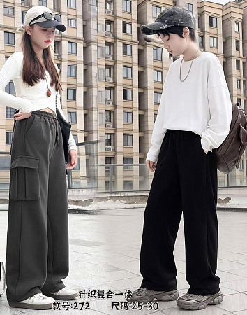 Штаны Спорт Farbique 272 grey - делук