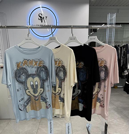 Футболка Saint Wish 4803 mix - делук