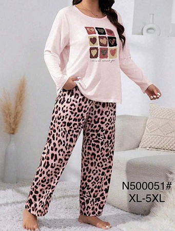 Пижама Brilliant B500051 peach - делук