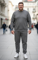 Костюм Спорт Delviago DL667 grey - делук